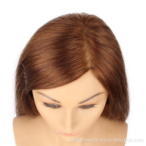 100% human hair mannequin heads female natural hair training head